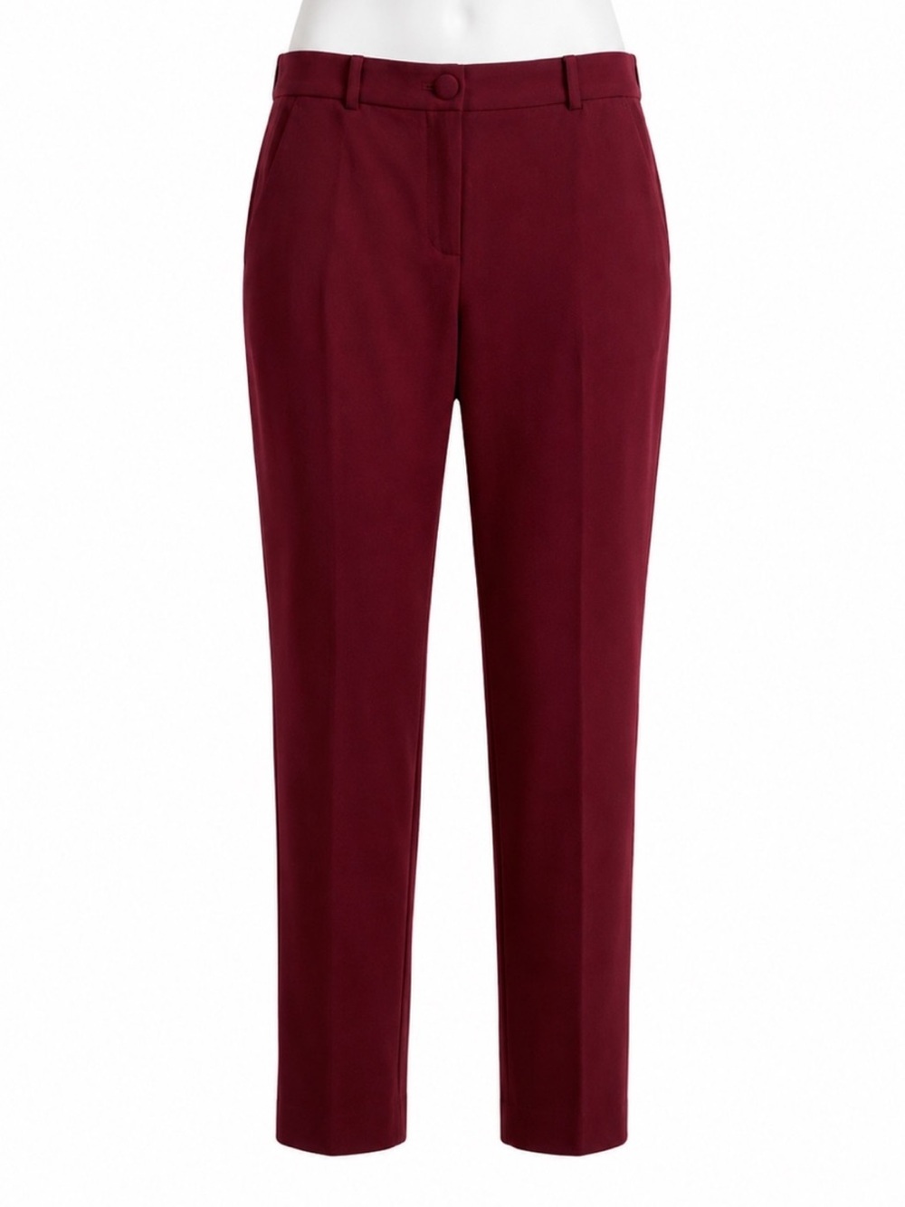 Size 8 J.Crew 365 Women’s High-Rise Cameron Slim Leg Pants Burgundy